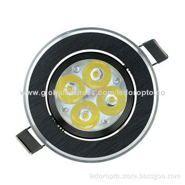 LD 4W LED Spotlight with Aluminum Fins, Bridgelux/Epistar/EpiLEDs Chips